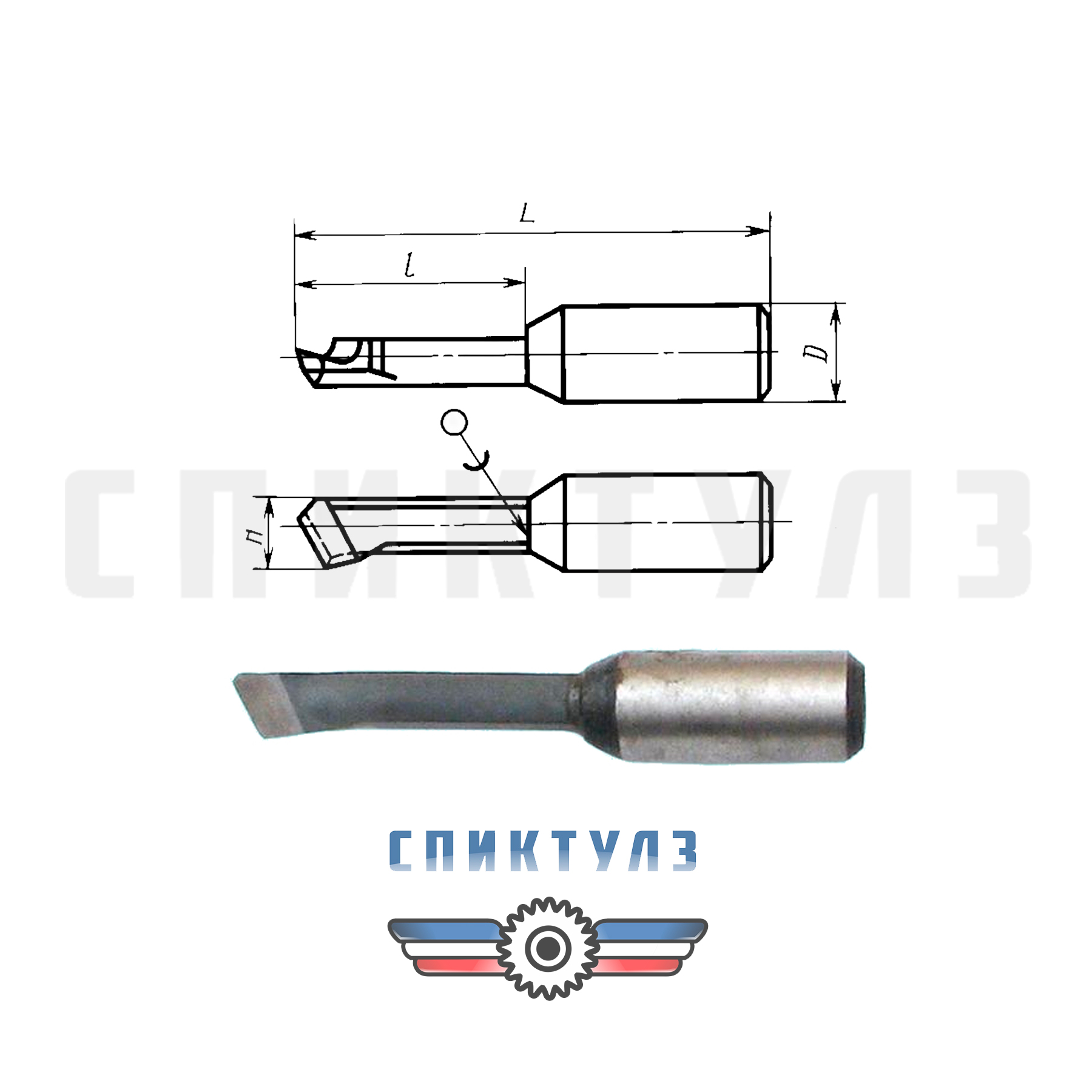 Рекомендуем товар «Резец Расточной цельный Ø10х5 L60 BK8 (BK6)»