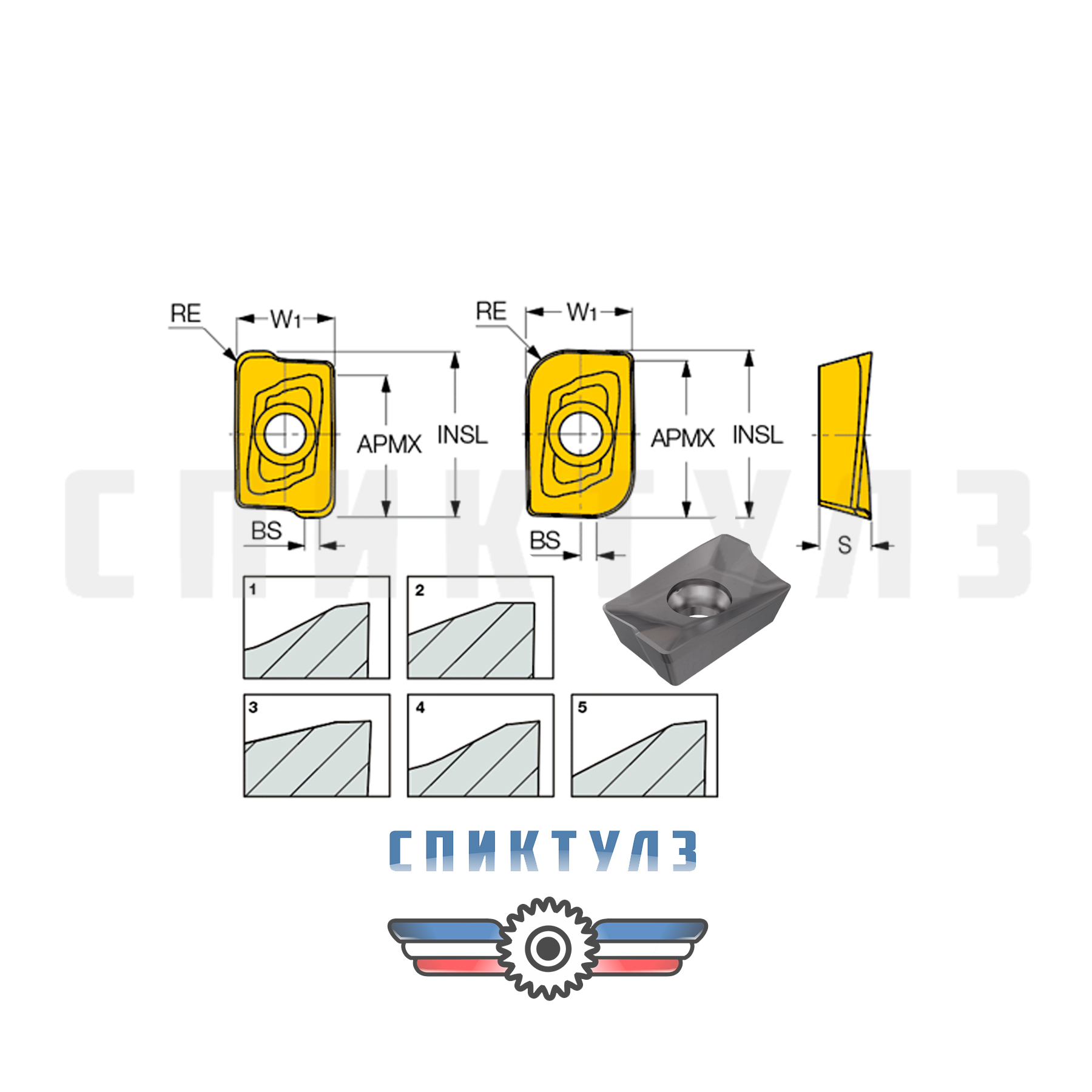 Рекомендуем товар «Пластина APKT 160408-APM YB9320»