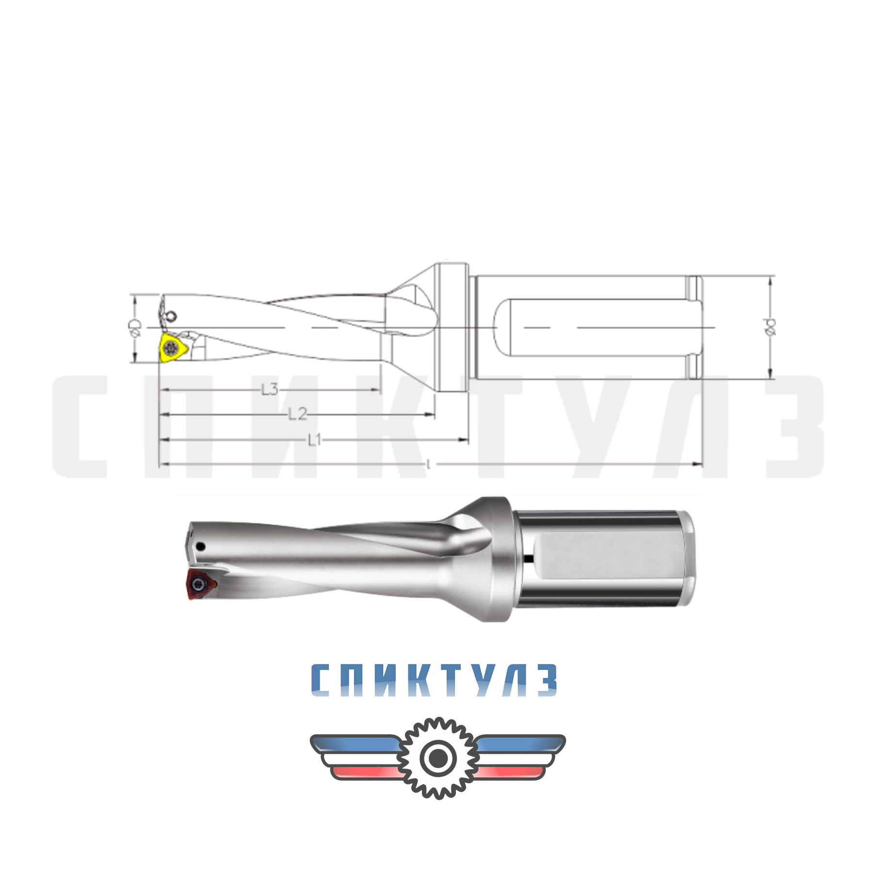 Рекомендуем товар «Сверло с мех. крепл. SDUM C25-4D21»