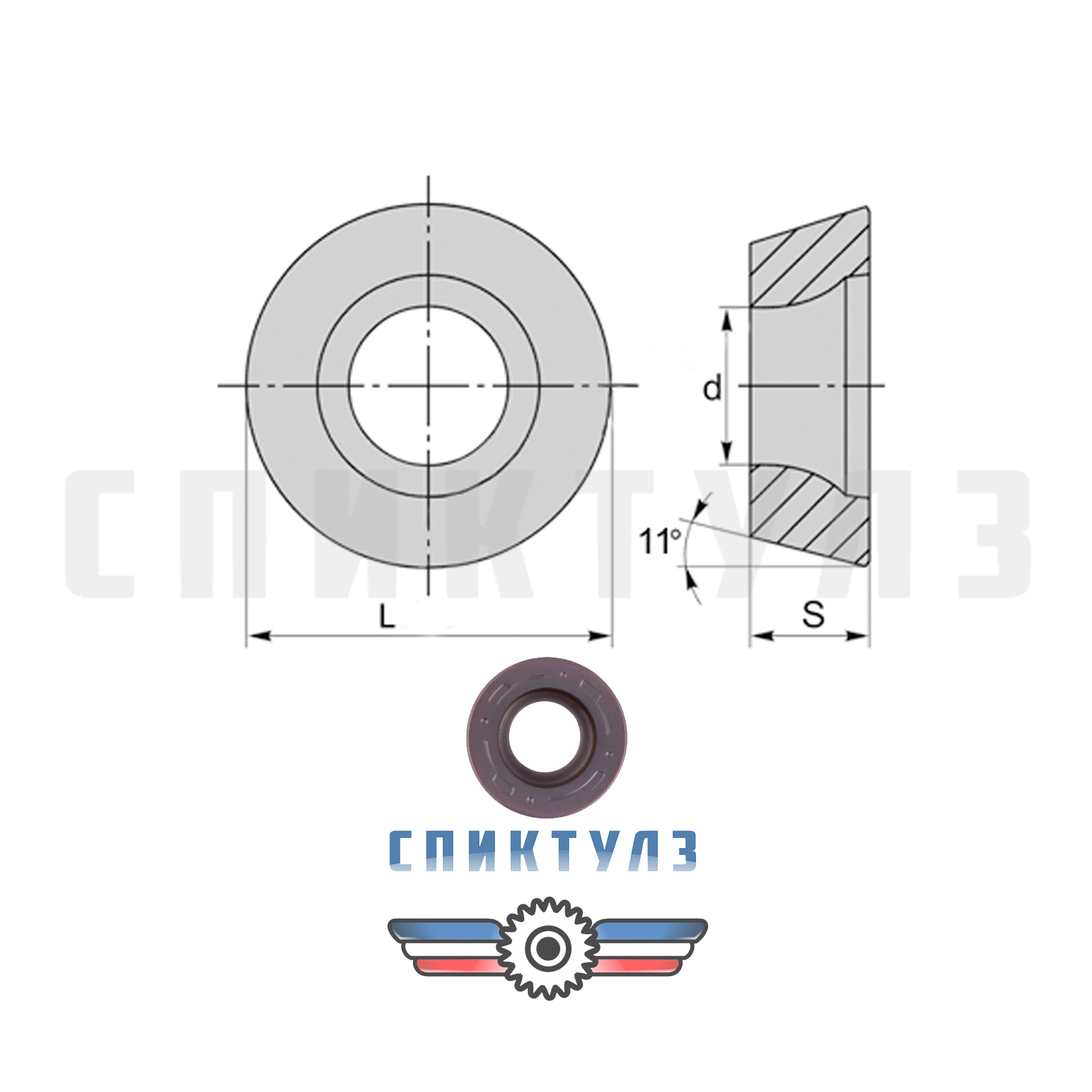 Рекомендуем товар «Пластина RPMT 1204MO-DU ZP201 MZG»