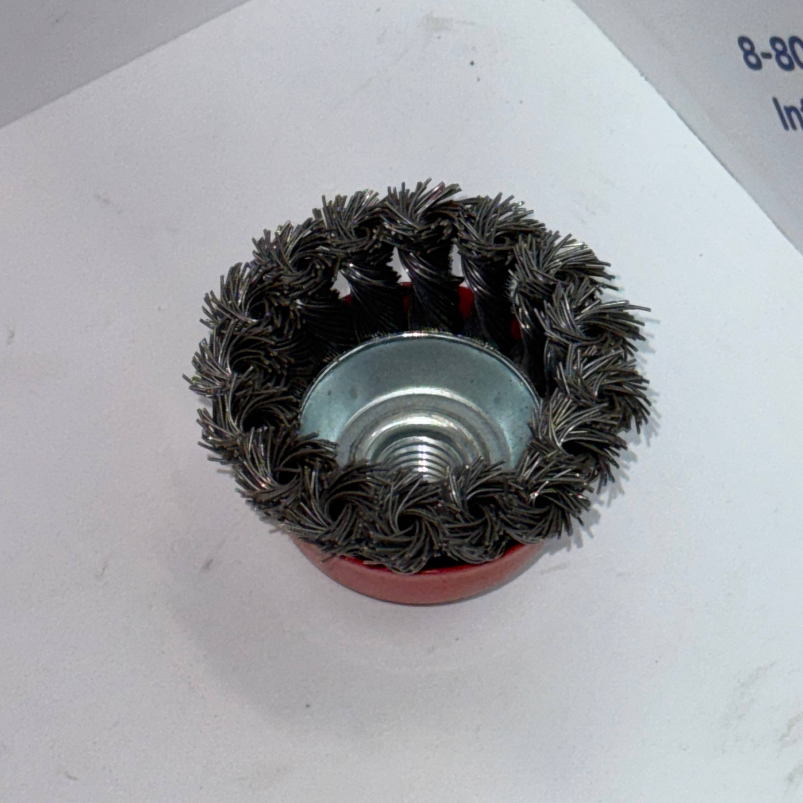 Рекомендуем товар «Корщетка-крацовка чашка витая 100/М14 Волна/Сталь ONYX»