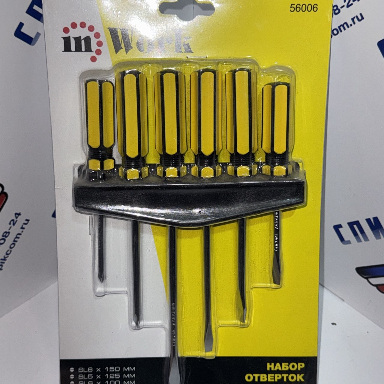 Рекомендуем товар «Набор отверток 6 шт. 56006»