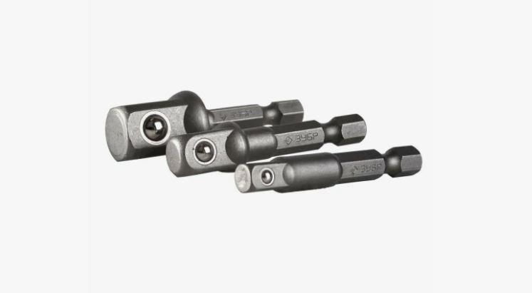 Рекомендуем товар «Набор адаптеров для торцевых головок 3 предмета (1/4",3/8",1/2"), FIT 57952»